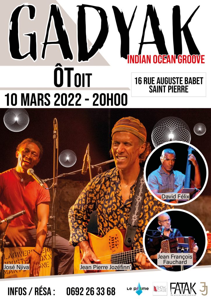 Affiche concert Gadyak mars 2022